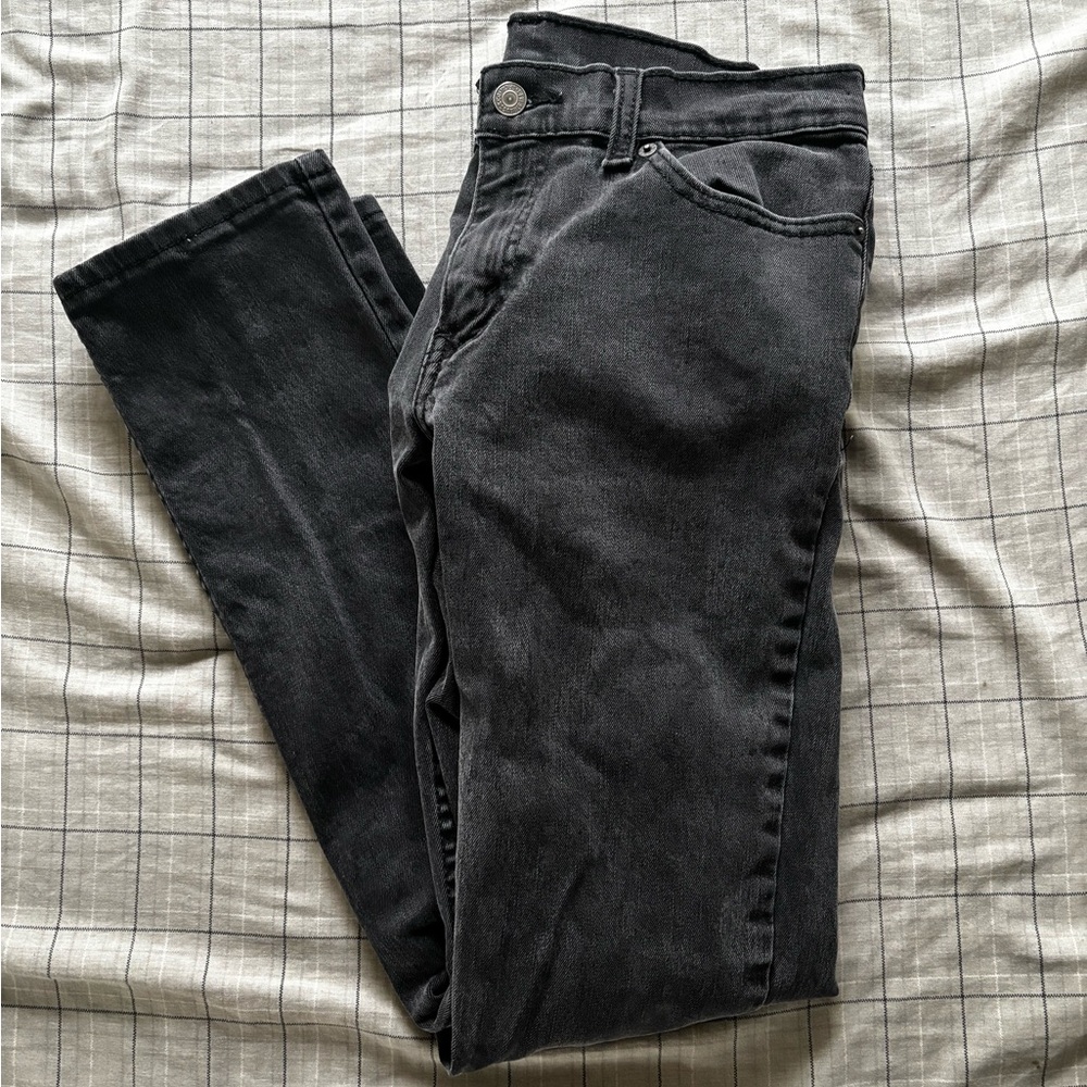 Levi Strauss Black Skinny Jeans Men W29 L30 (VERY LIGHTLY WORN)